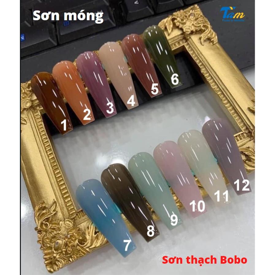 Sơn thạch Bobo 12 chai chọn lẻ