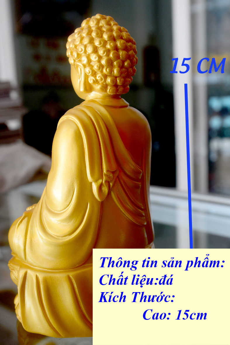 Tượng Đức Phật A Di Đà ngồi cao 15cm-nhiều mẫu