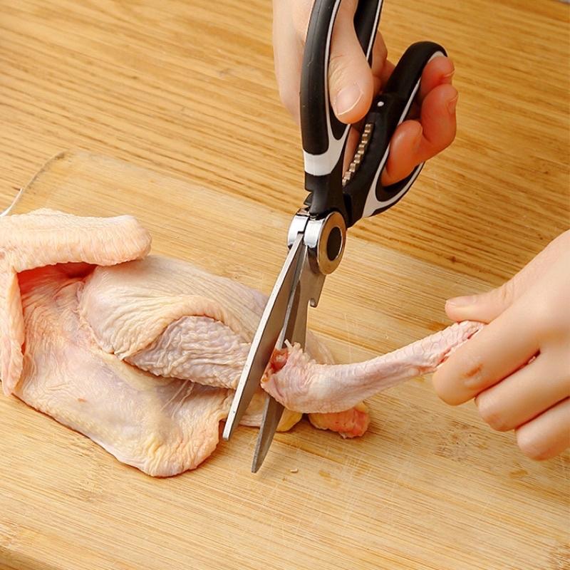 Kéo Cắt Gà Và Thực Phẩm Nhà Bếp Inox Đa Năng