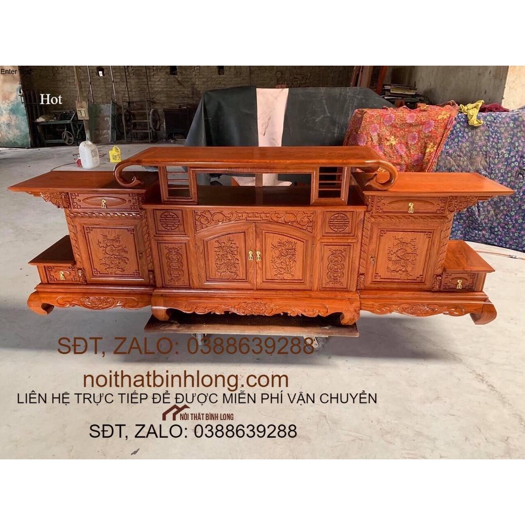 Kệ mõ lồi gỗ hương đá