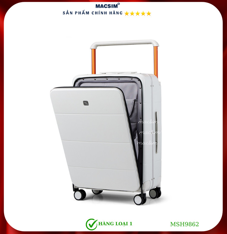 Vali cao cấp Macsim Hanke MSH9862 - Hàng loại 1(size 20 inch)