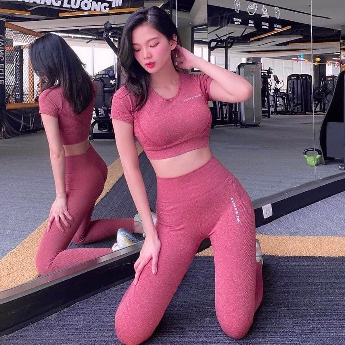 Áo Croptop Vải Dệt Kim Co Giãn 4 Chiều Cao Cấp - Xám