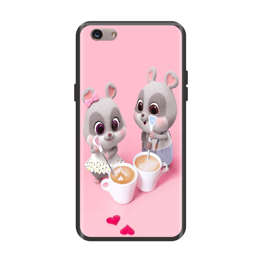 Ốp lưng TPU viền dẻo cho điện thoại OPPO F3 Hình Chuột Tết 2020 Mẫu 12