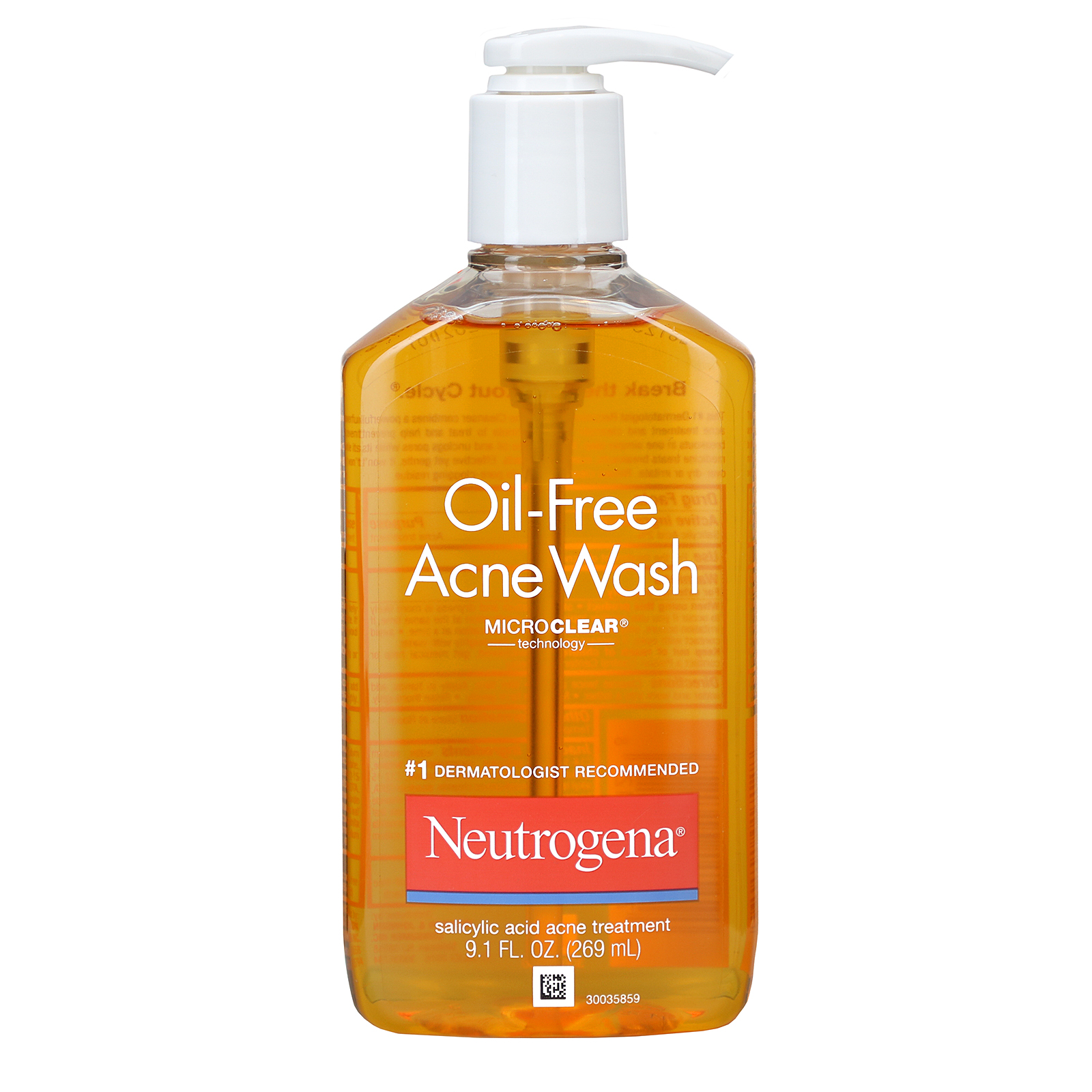 Sữa rửa mặt hỗ trợ ngừa mụn Neutrogena Oil-Free Acne Wash 269ml