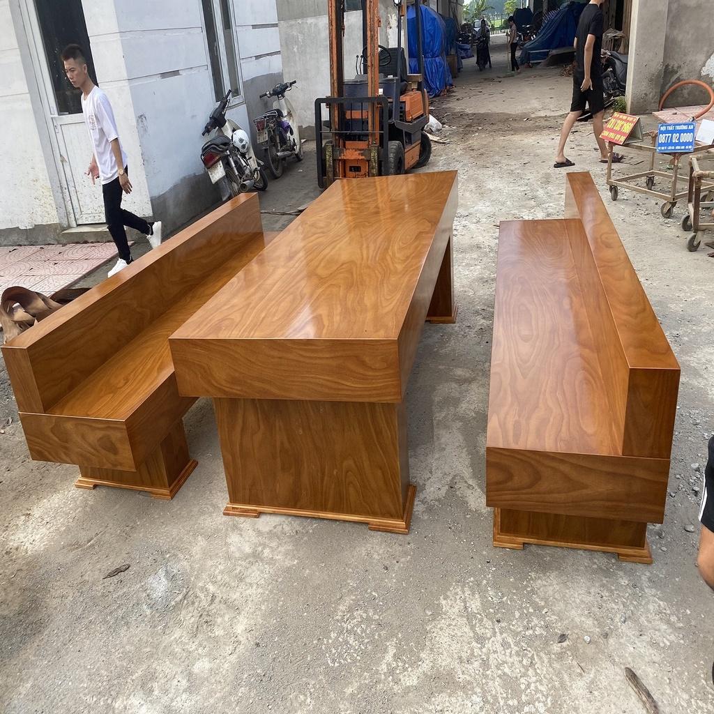 Bộ Bàn Ghế Có Tựa K3 Gỗ Hương Xám