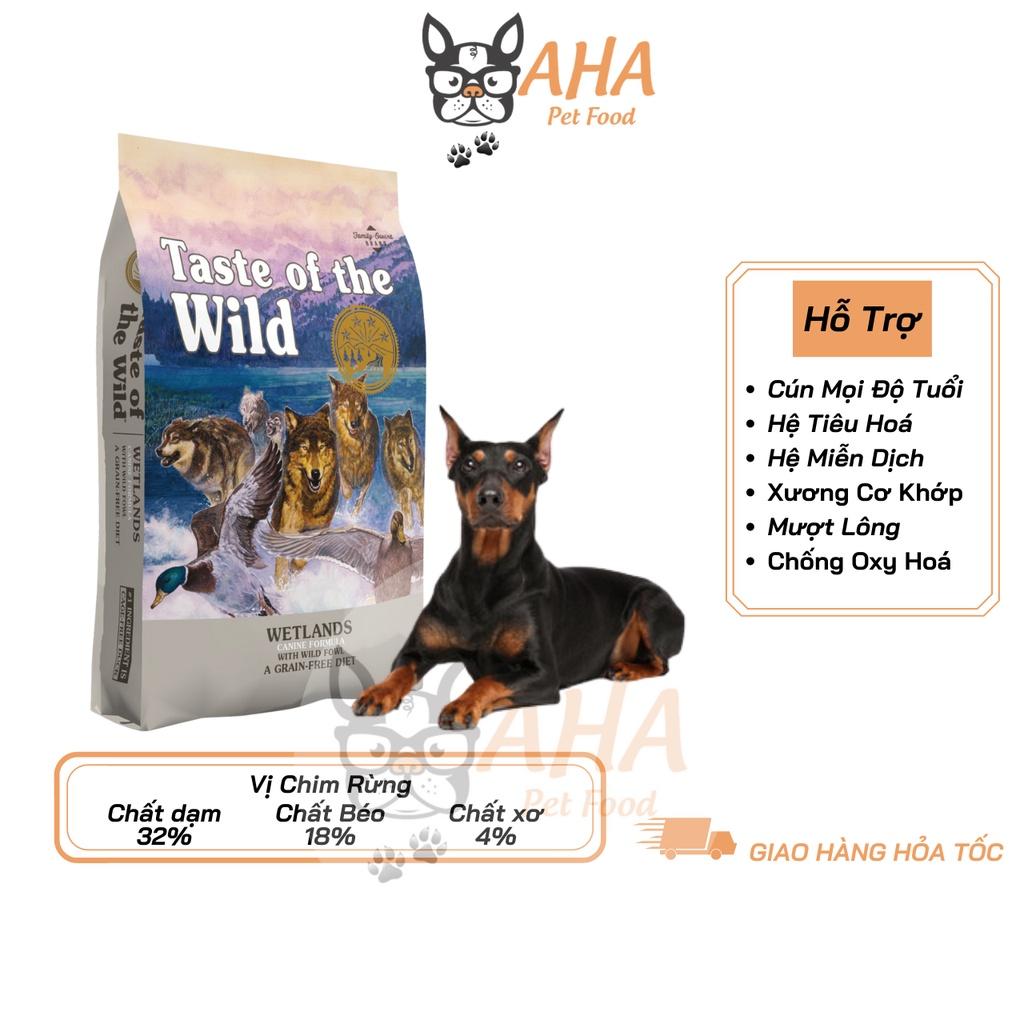 Thức Ăn Cho Chó Doberman Taste Of The Wild Bao 2kg - Wetlands Thức Ăn Cho Chó Vị Thịt Chim Rừng, Trái Cây Rau Củ Quả