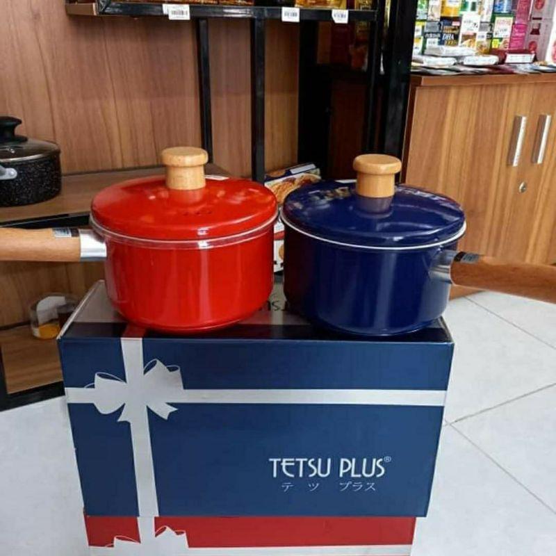 Nồi Quánh Nấu Bột Tetsu 16cm phủ men chống dính ceramic