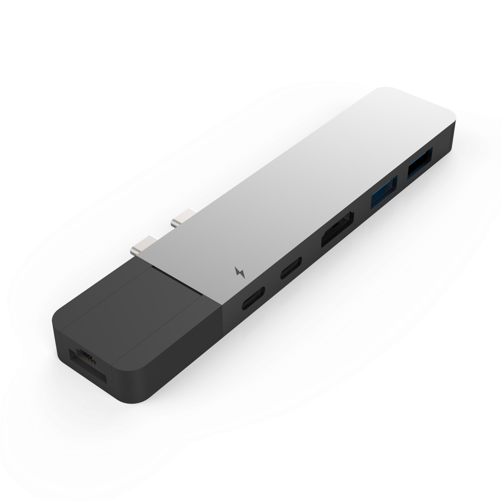 Cổng Chuyển HyperDrive NET 6-in-2 Hub Cho USB-C MacBook Pro 2016/2017/2018 - Hàng Chính Hãng