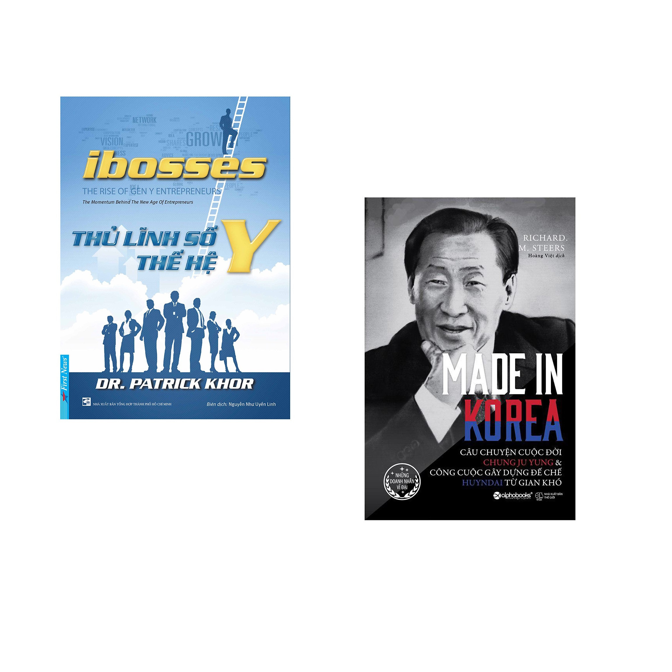Combo 2 cuốn sách: Ibosses - Thủ Lĩnh Số Thế Hệ Y + Made in korea-câu chuyện cuộc đời Chung Ju Yung