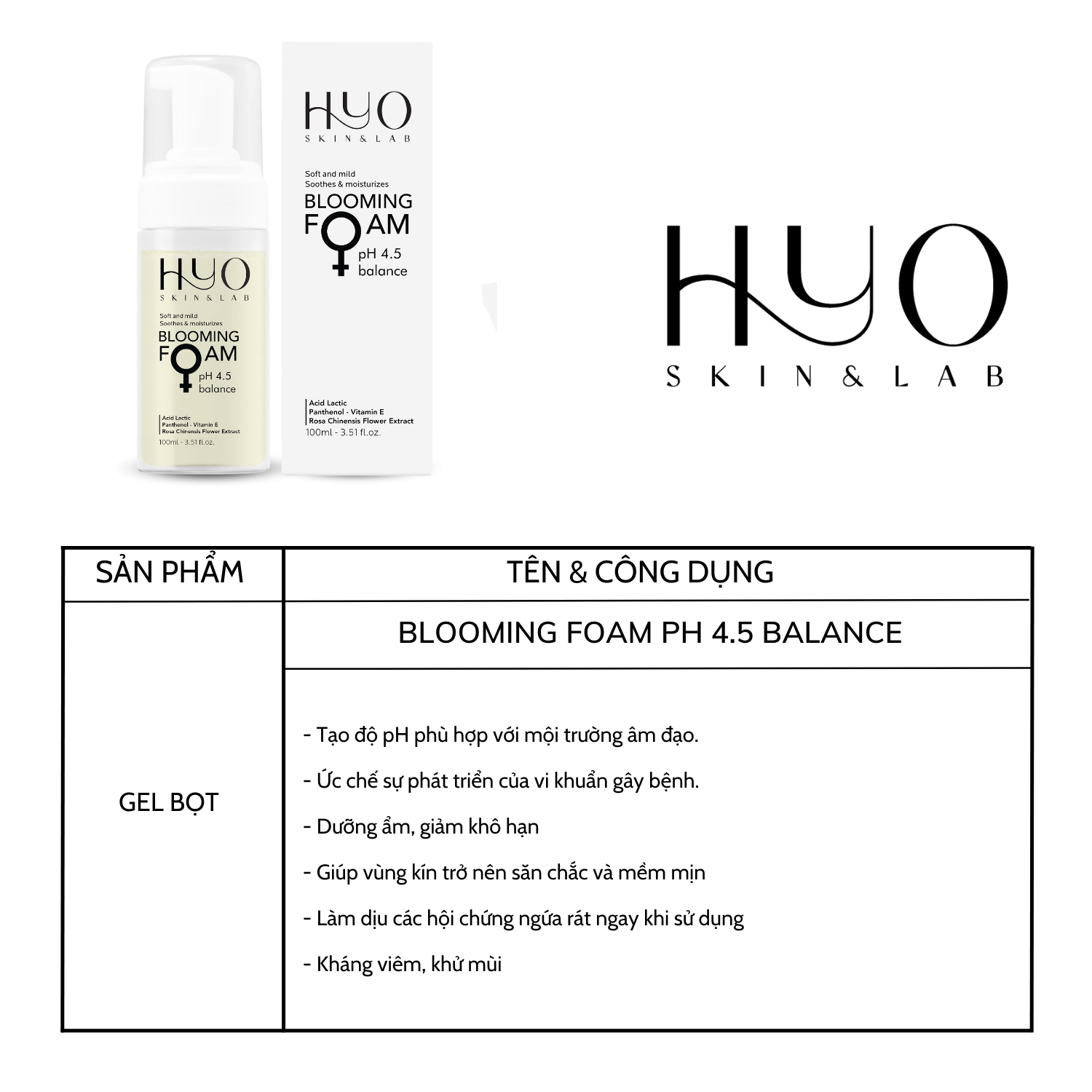 Dung dịch vệ sinh Phụ Nữ HYO BLOOMING 100ml - Hàn Quốc