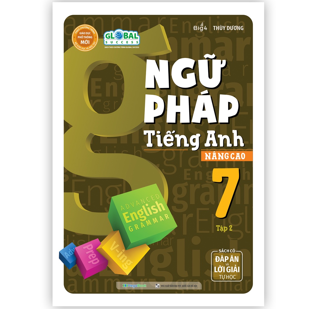 Sách Ngữ pháp Tiếng Anh nâng cao Lớp 7 tập 2