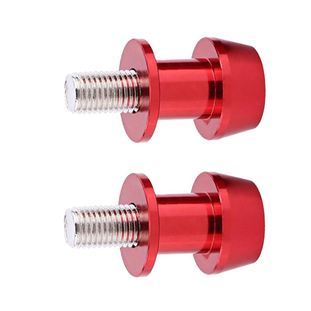 4pcs CNC Aluminum 8mm Rear Motorbike Swingarm Spool Sliders Stand M8 Bobbins