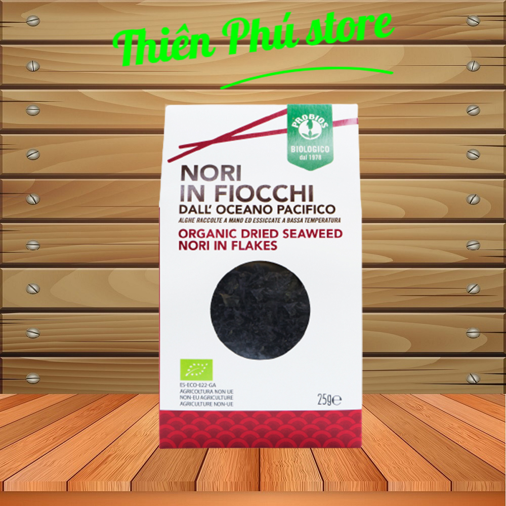 Rong Biển Nori Hữu Cơ 25g ProBios Organic Nori Seaweed