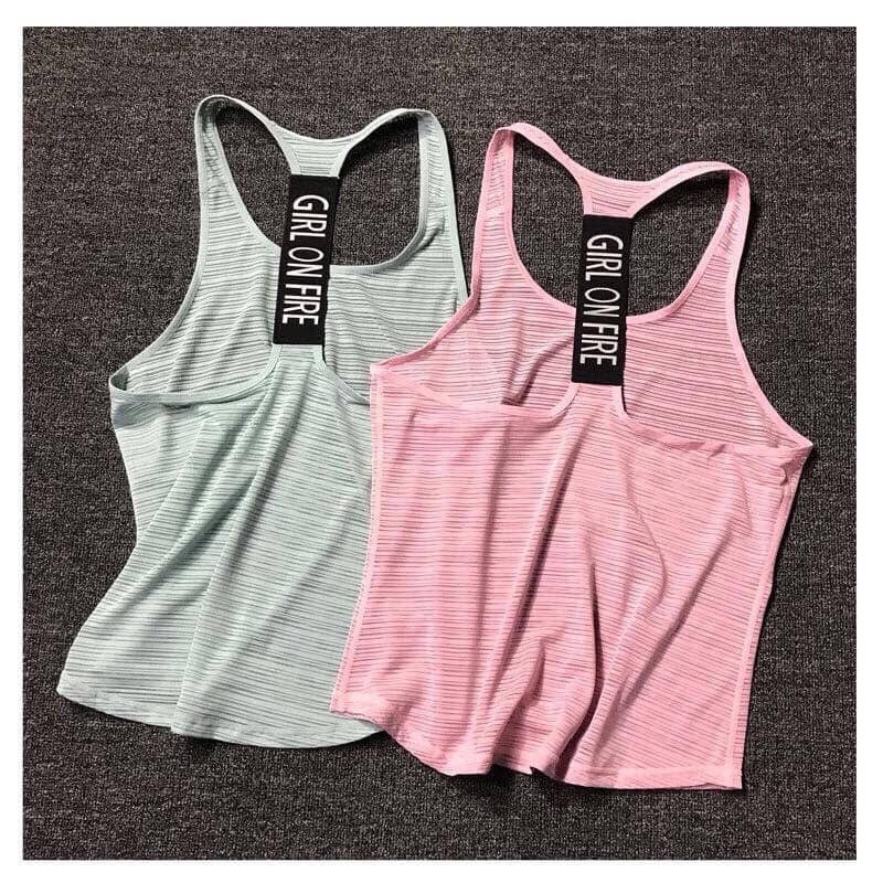 ÁO TANK TOP  NỮ TẬP GYM SỌC CHÌM LOẠI 1
