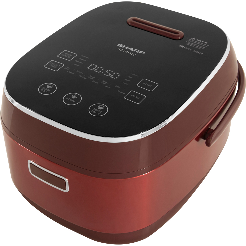 Nồi cơm điện cao tần Sharp 1.8 lít KS-IH191V-RD - Hàng Chính Hãng
