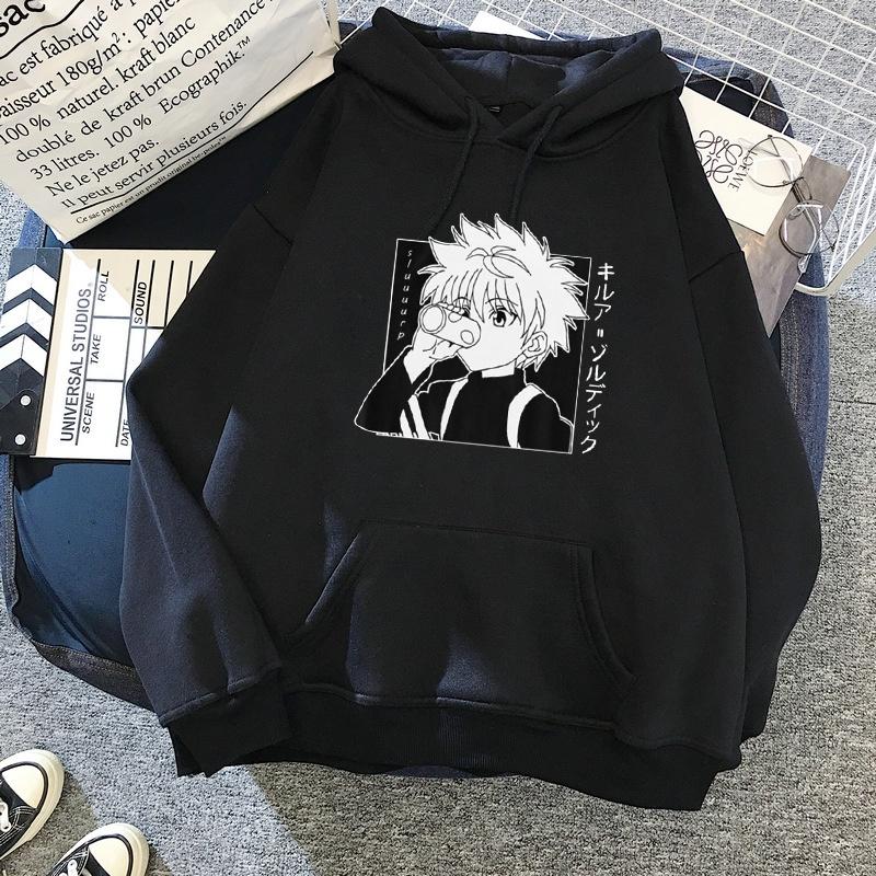 XẢ KHO Áo hoodie - Kawaii Hunter X Hunter Hoodie Nam Nữ Áo Killua Zoldyck Anime