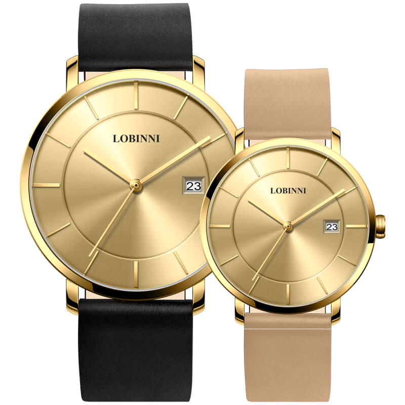 Đồng hồ đôi chính hãng Lobinni No.3033-17