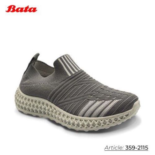 Giày sneaker trẻ em Thương hiệu Bata màu xám 359-2115