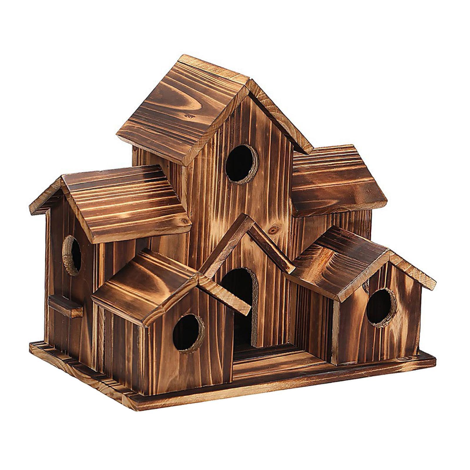 Bluebird Finch Cardinals House Hanging Bird House for Backyard Yard Outdoor