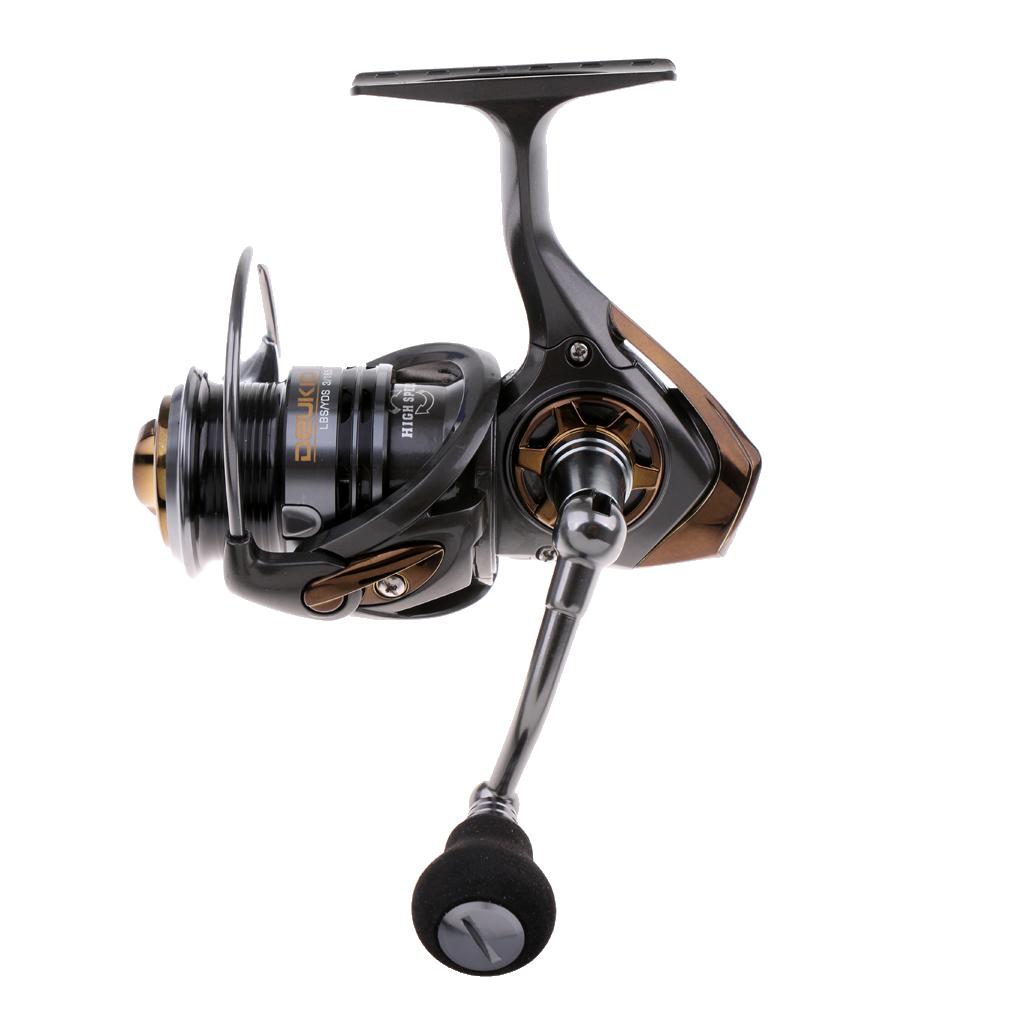 Bass Fishing Reel High Ratio 7.1:1 5+1BB Match Spool Spinning Reels