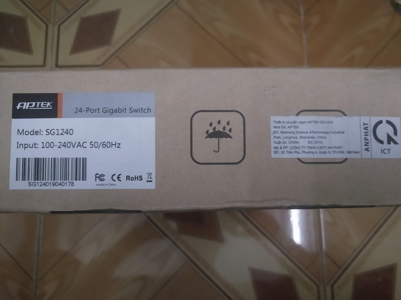 Gigabit Switch unmanaged APTEK SG1240 - 24 Port - Hàng chính hãng