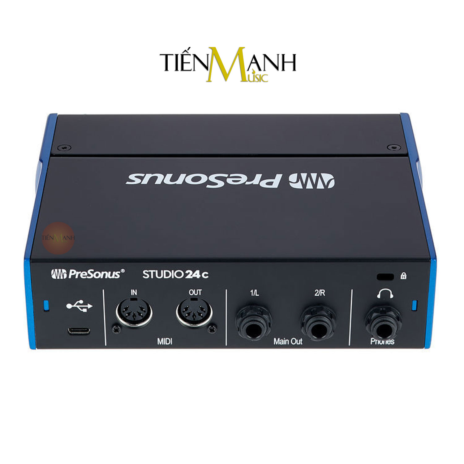 Soundcard Presonus Studio 24C - Sound Card Bộ Thu Âm Thanh và Livestream Audio Interface 24 C Hàng Chính Hãng - Kèm Móng Gẩy DreamMaker