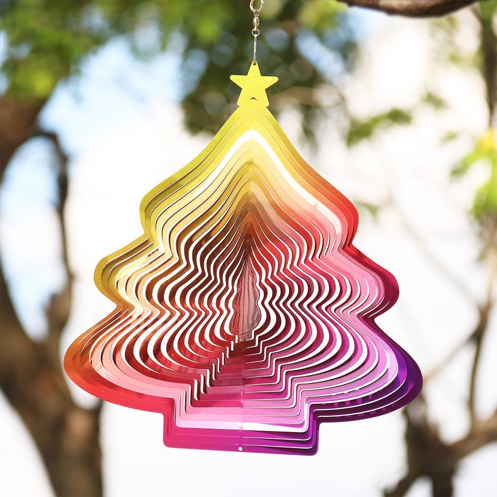 Wind  Stainless  Pendant Windmill Wind Sculpture for Outside