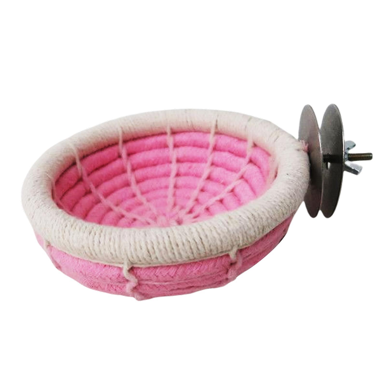 2pcs Pet Bird Nest Hammock Hut Hanging Bed for Parrot Lovebird Cockatoo