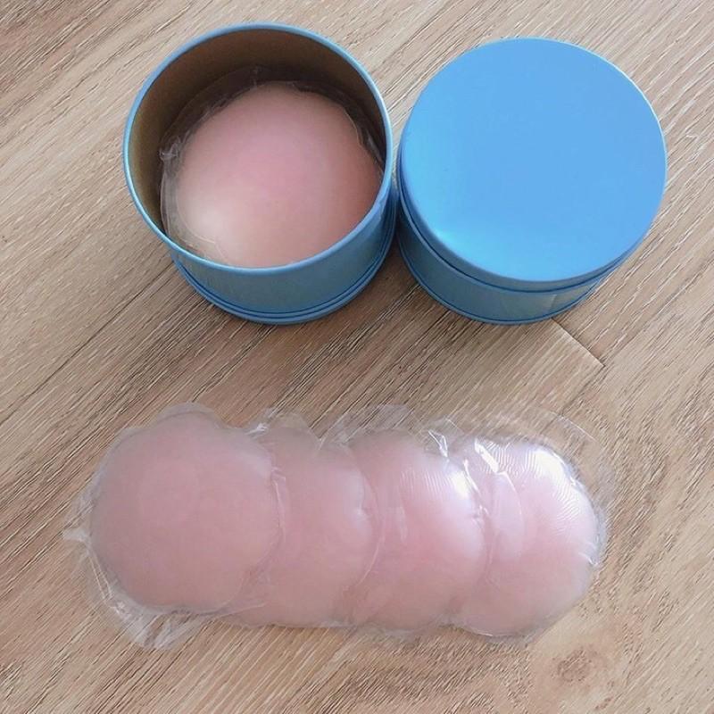 Bộ 2 Miếng Dán Ngực Che Nhũ Hoa Silicon