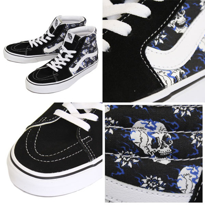 Giày Vans Sk8 Hi Flash Skull VN0A4U3C1HJ