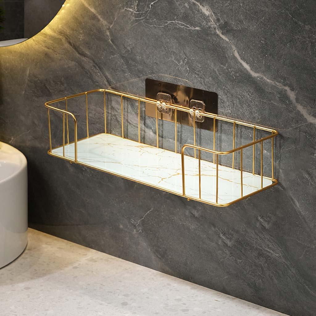 Wall Mounted Bathroom Trays Cosmetic Storage Rack for Home Toilet Bathroom Accessories