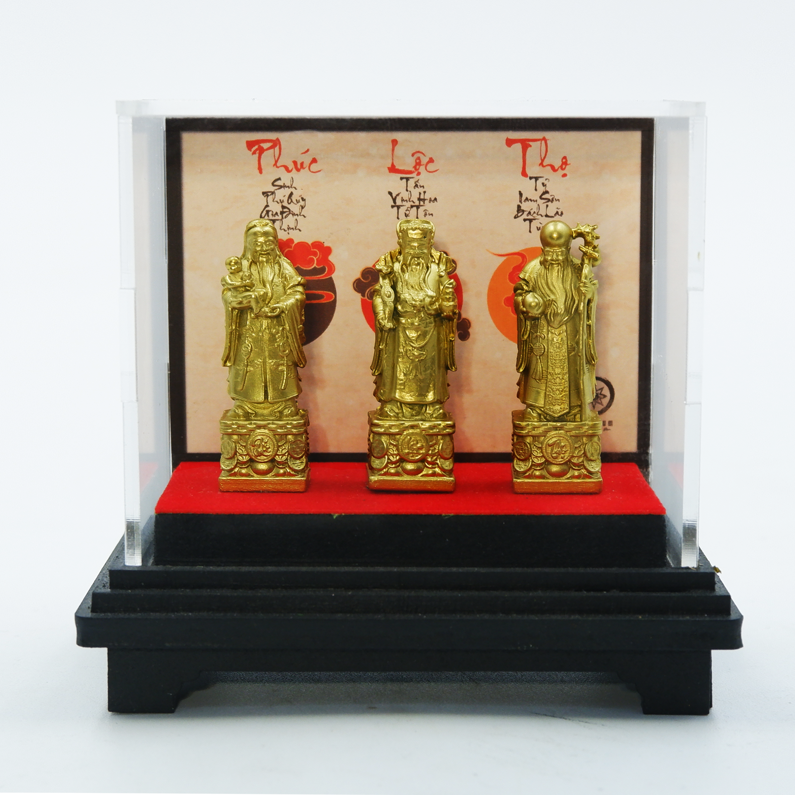 PHỤ KIỆN TRANG TRÍ MÔ HÌNH - BỘ KIT PHÚC LỘC THỌ - MÃ TL02