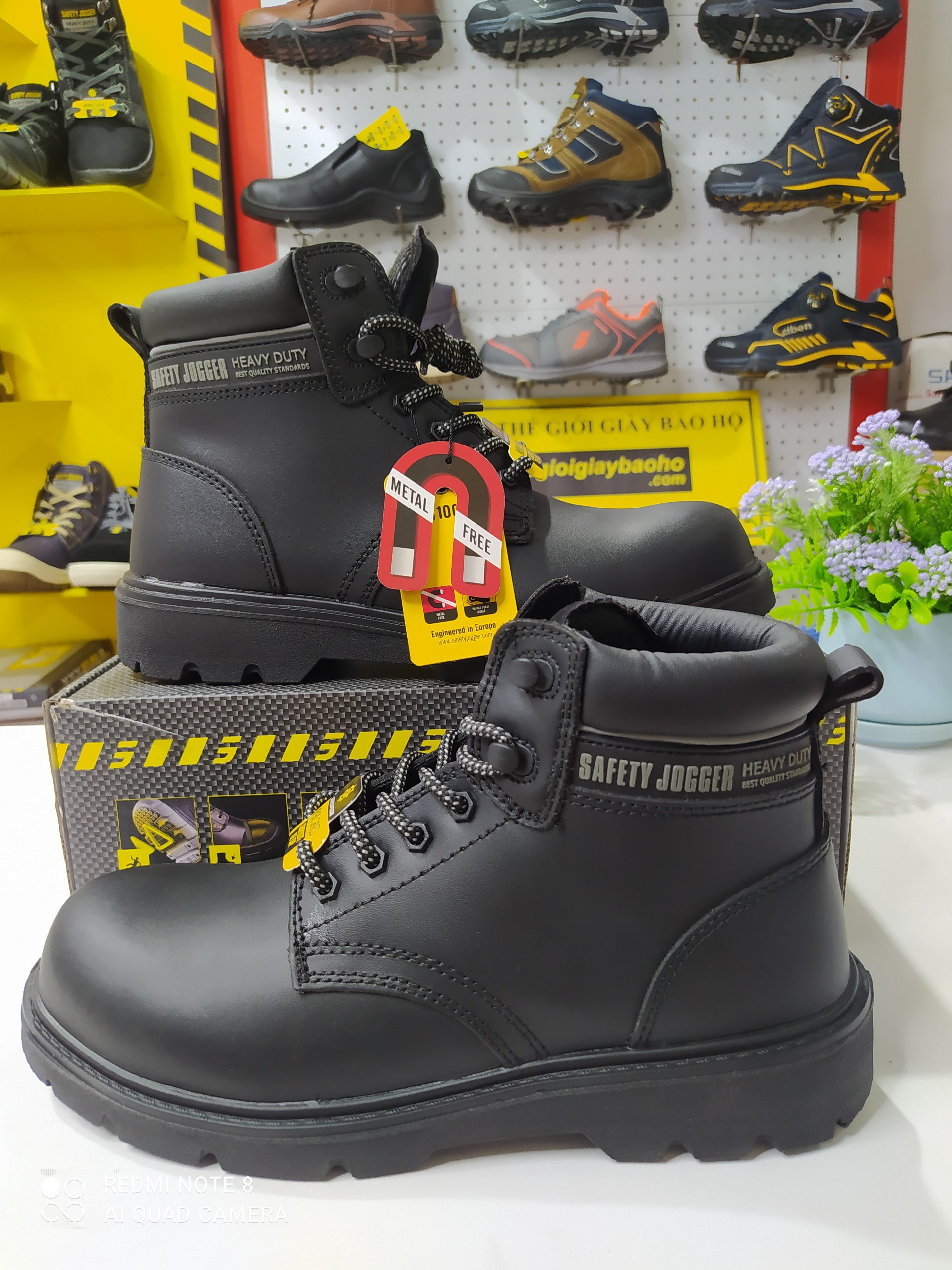 [HÀNG CHÍNH HÃNG] Giày Bảo Hộ Lao Động Safety Jogger X1100N, Da Chất Lượng Cao, Đế PU, Chống Đâm Xuyên, Va Đập Mạnh