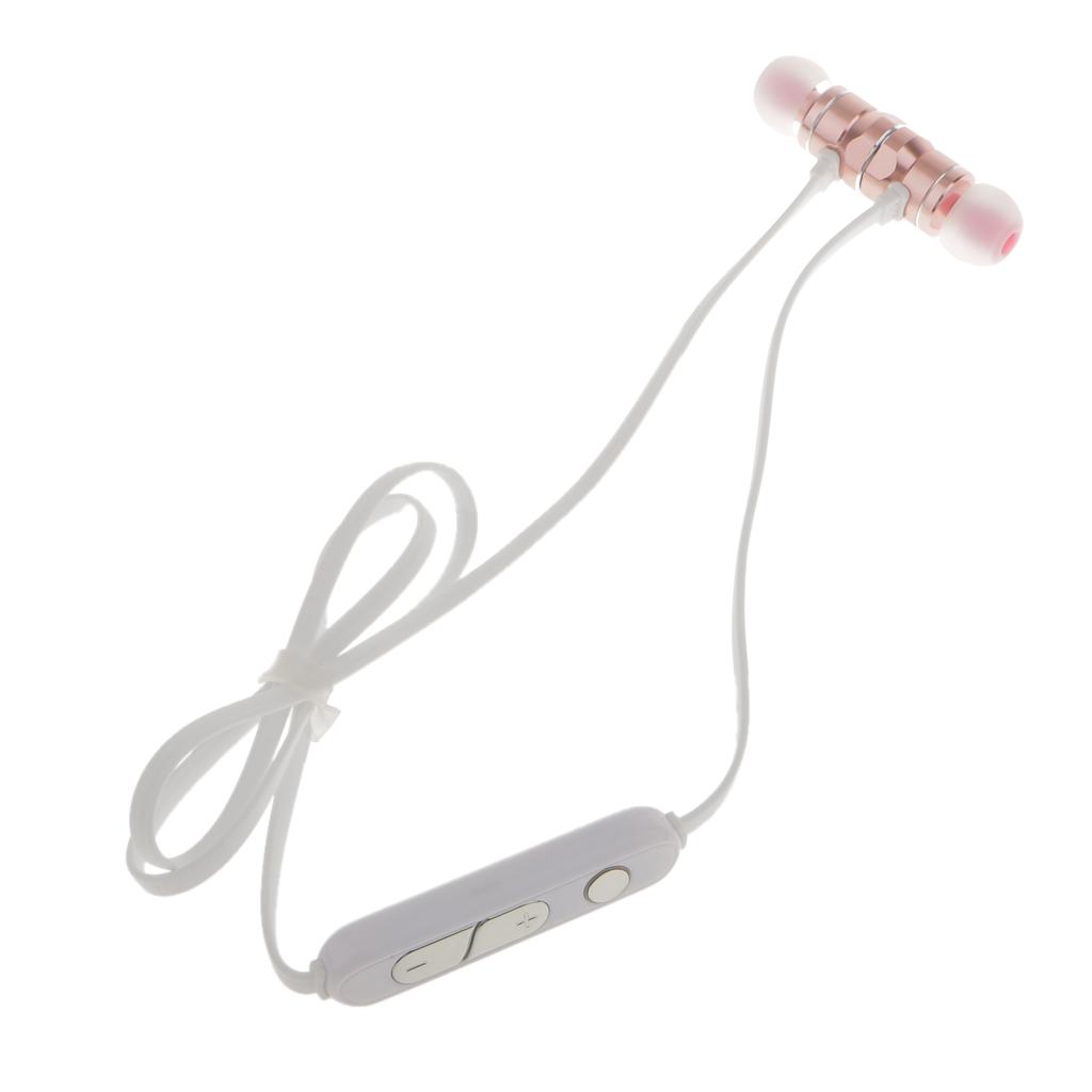 Wireless Headphones Sweatproof Magnetic In-Ear Sport Earbuds for Running