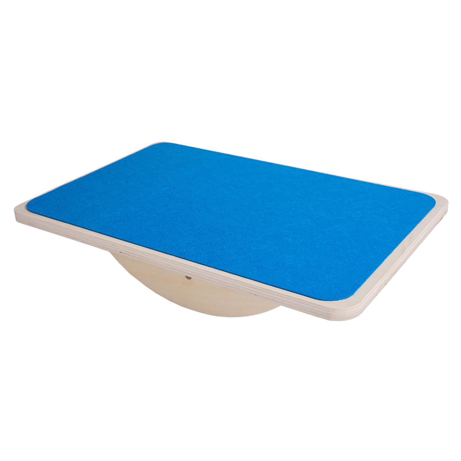 Wooden Balance Board Curvy Equipment Interactive Rocker Board Standing