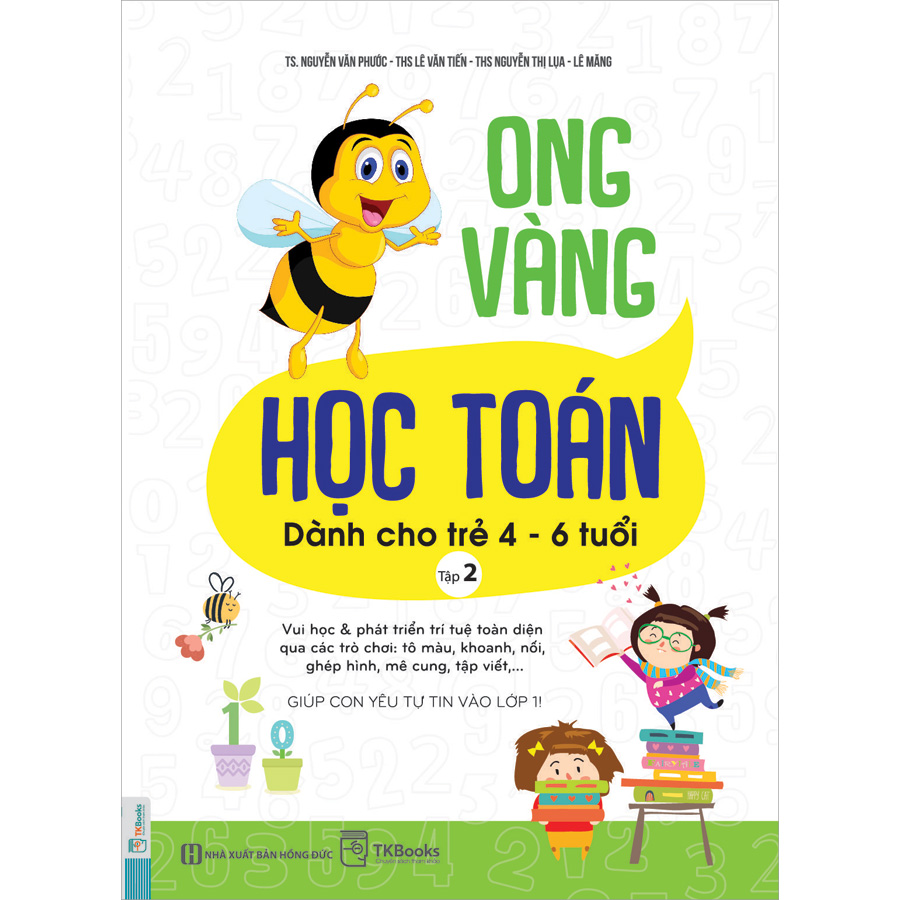 Sách Ong Vàng Học Toán Dành Cho Trẻ 4-6 Tuổi - Tập 2