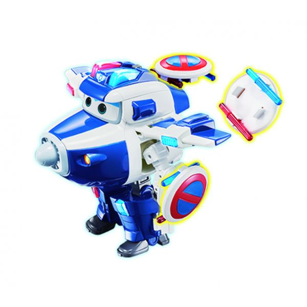 Đồ chơi mô hình SUPERWINGS Robot Biến Hình Cỡ Lớn Có Đèn Và Âm Thanh -Paul Siêu Cấp YW740925