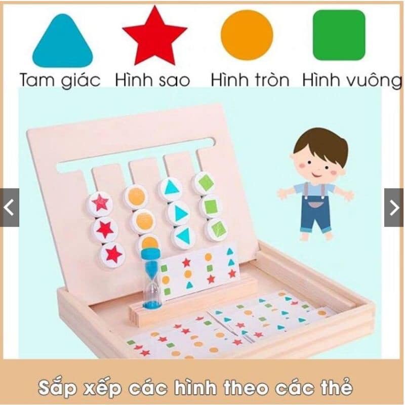 Đồ Chơi Xếp Hình, Đồ Chơi Trí Tuệ Cho Bé, Four Colors Game, Đồ Chơi Cho Bé Trai, Bé Gái, Quà Tặng Sinh Nhật