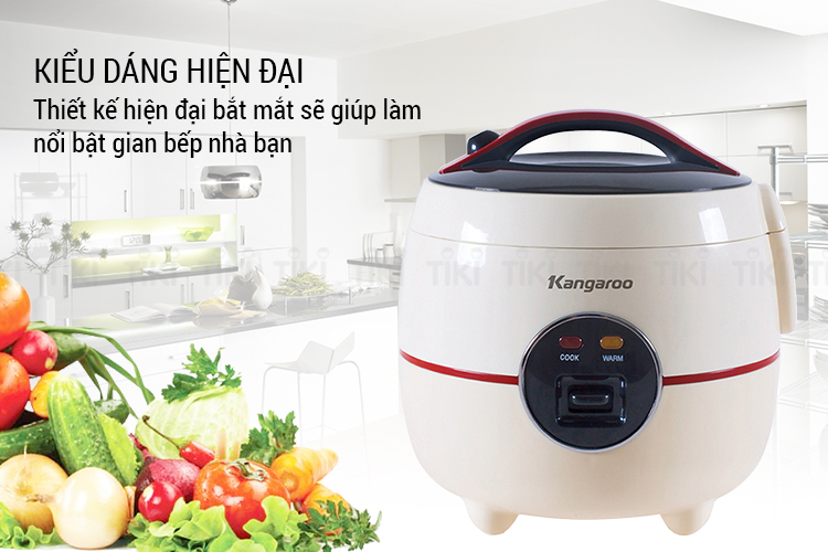 Nồi Cơm Điện Kangaroo KG823 (1.2 Lít) - Hàng chính hãng