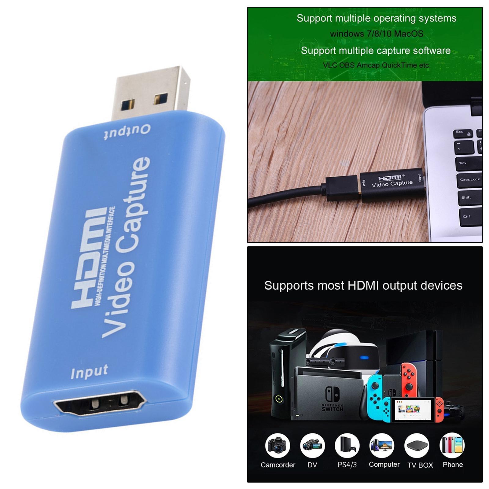 To USB Card 1080P for Game /