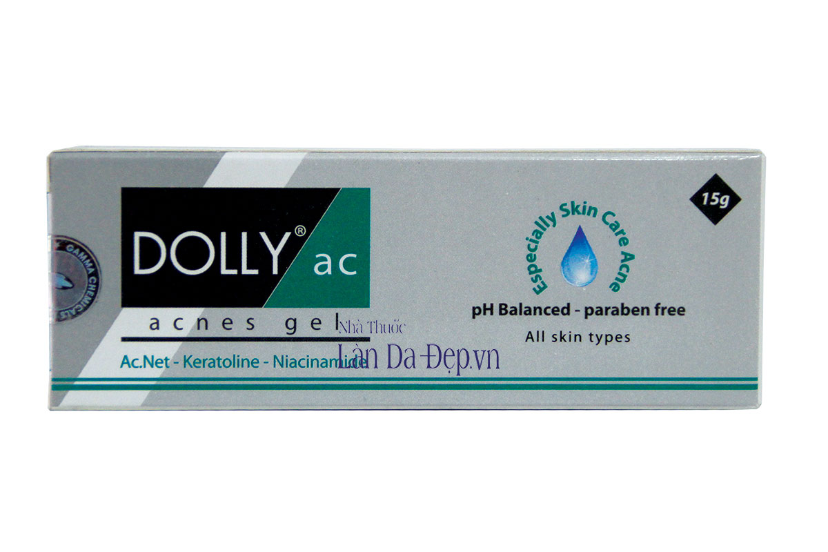 Dolly Acnes Gel 15g  - Gel ngừa mụn và giảm thâm do mụn.