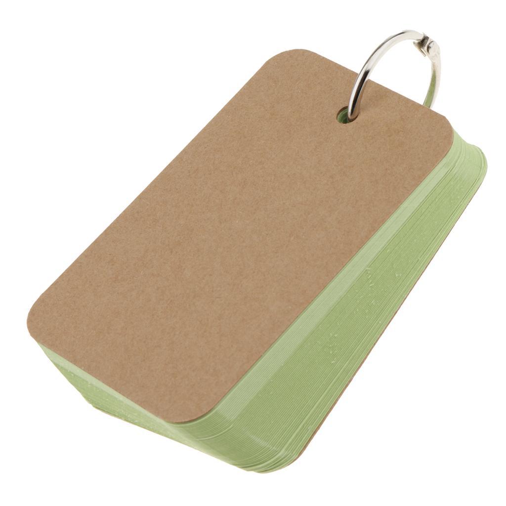 3x 50 Sheets Blank Vocabulary Word Study Cards Greeting Cards Gift Tags DIY