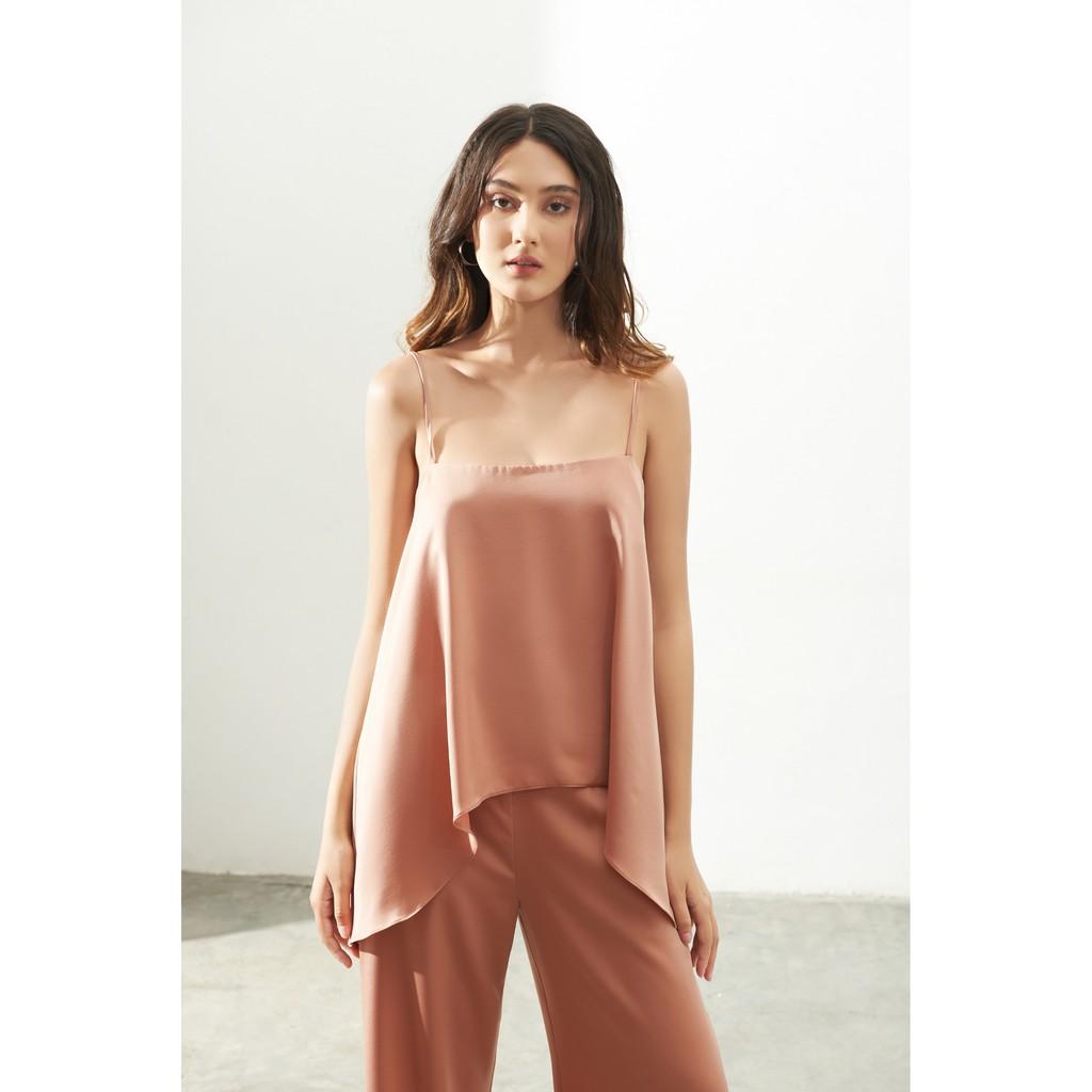 Bộ đồ ngủ lụa BNK14 Hồng Rose Charis
