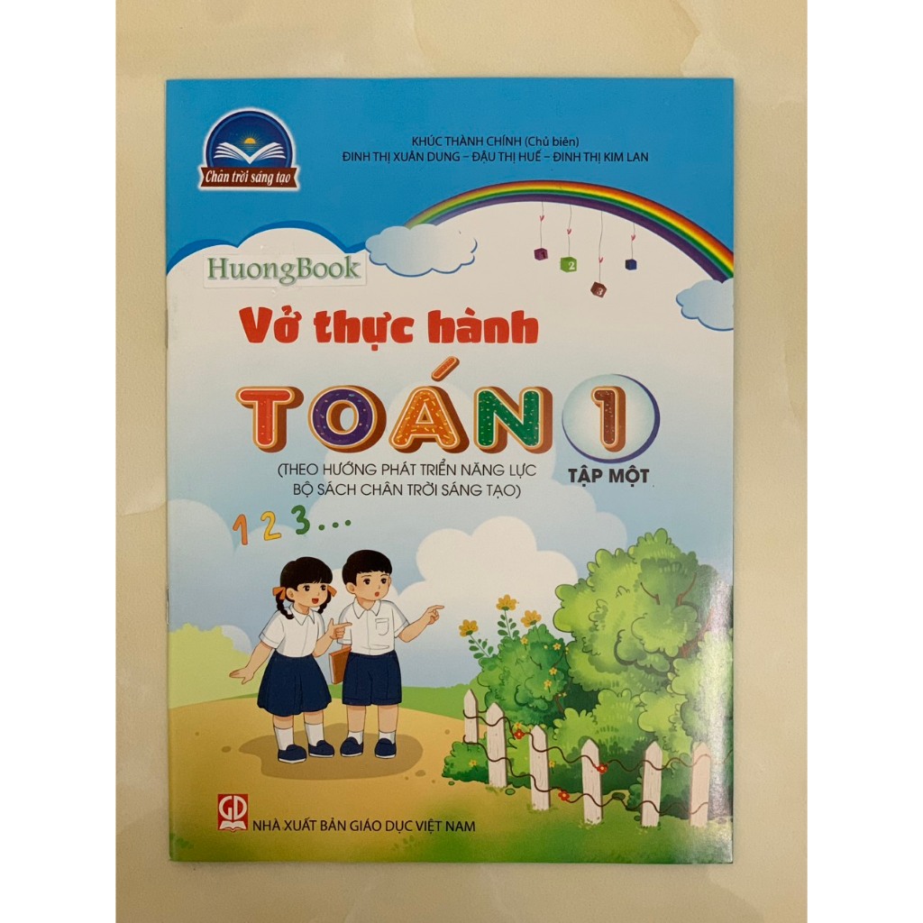 Sách - Combo Vở thực hành Toán 1 - tập 1 + 2 (Theo hướng phát triển năng lực Bộ Chân trời sáng tạo) (BT)