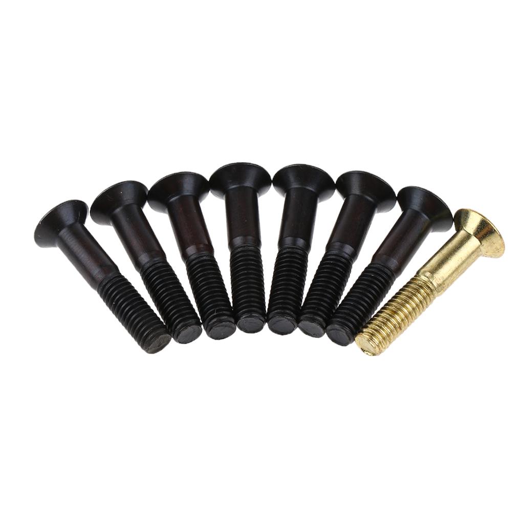 8pcs Replacement Skateboard Truck Hardware Set Longboard Screws Bolts Wrench