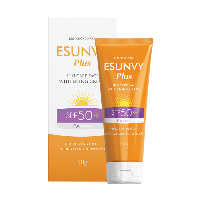 Kem Chống Nắng Esunvy Plus Sun Care Face SPF50+/PA++++ Phù Hợp Cho Da Nhạy Cảm, Bảo Vệ Da Hoàn Hảo Tuýp 50g TMP014