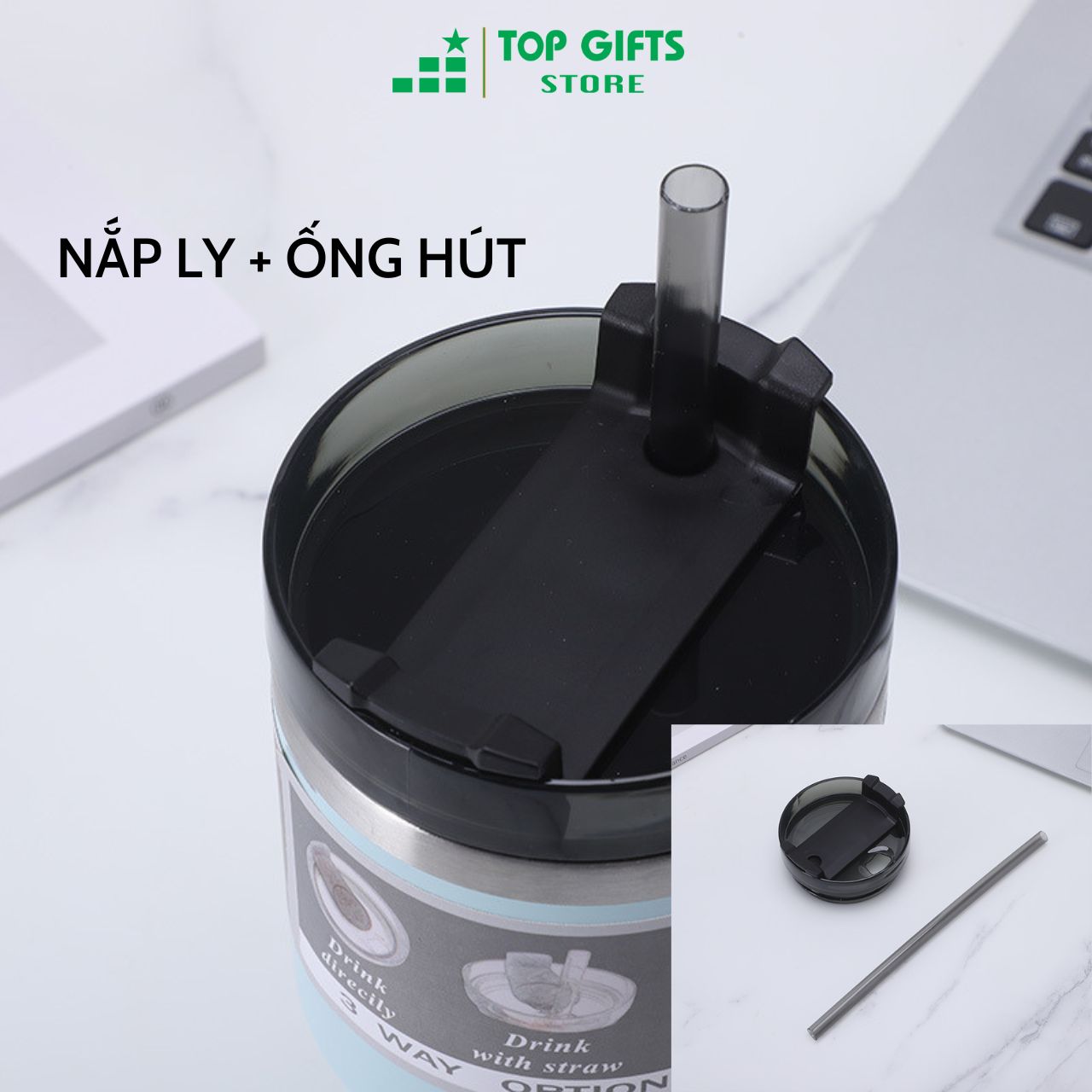 Ly giữ nhiệt LGN720 khắc tên theo yêu cầu dung tích 600ml - Giữ nhiệt 6-8 tiếng