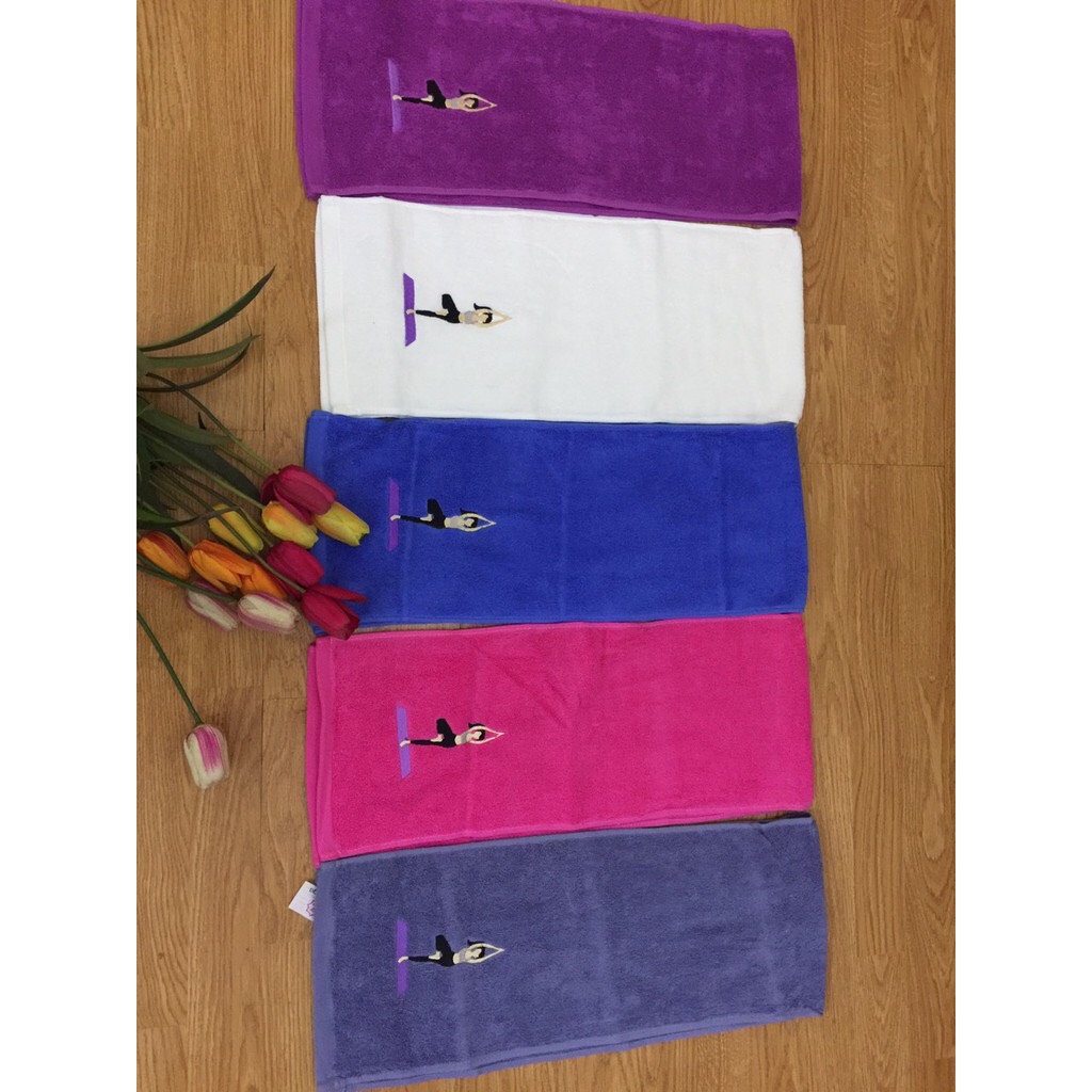Khăn lau mồ hôi tập Yoga,Khăn cotton thể thao lau siêu thấm mồ hôi