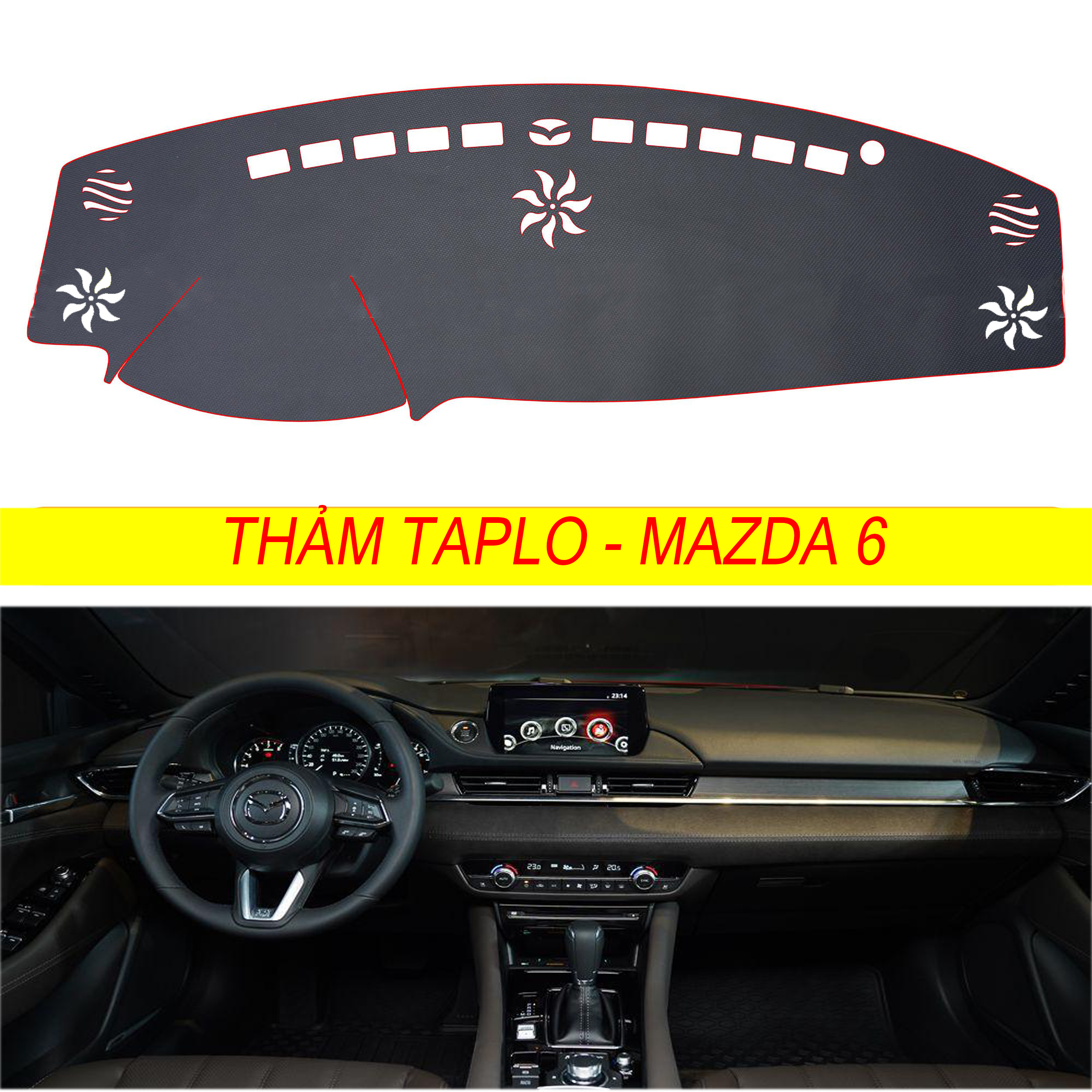 Thảm taplo da cacbon,vân gỗ, da lộn, da pu mới nhất, chuẩn form