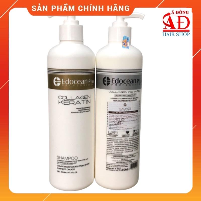 Bộ dầu gội xả hấp dưỡng Ededocean phục hồi mềm mượt ngăn gãy rụng